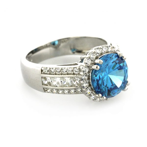 Topaz Silver Ring - Le Vount Jewelry