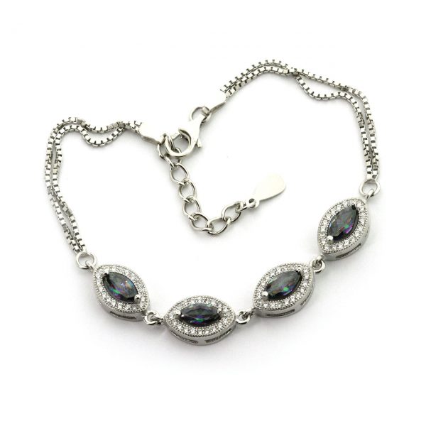 Mystic Silver Bracelet - Le Vount Jewelry
