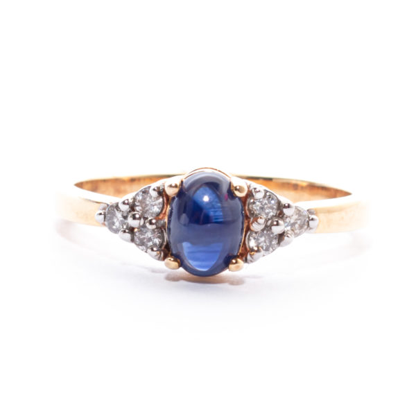 Sapphire Gold Ring - Le Vount Jewelry